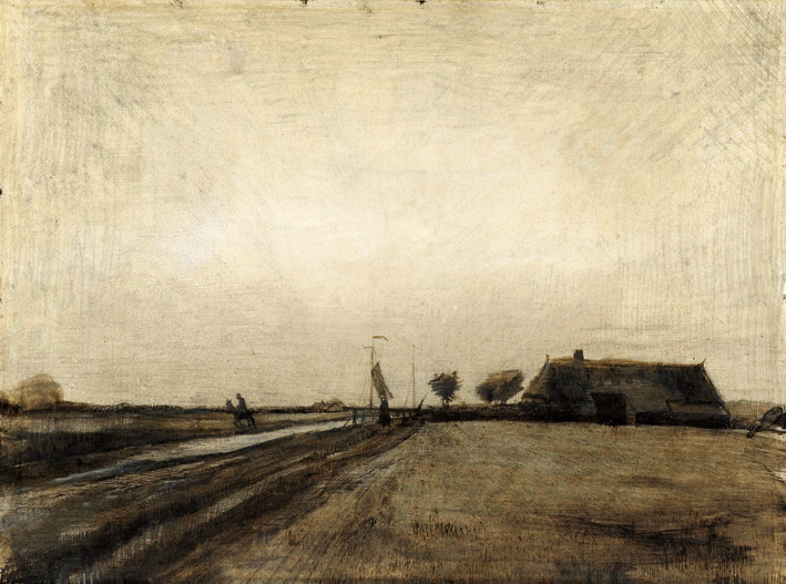  文森特·威廉·梵高  Vincent Willen Van Gogh —— 德伦特的景观